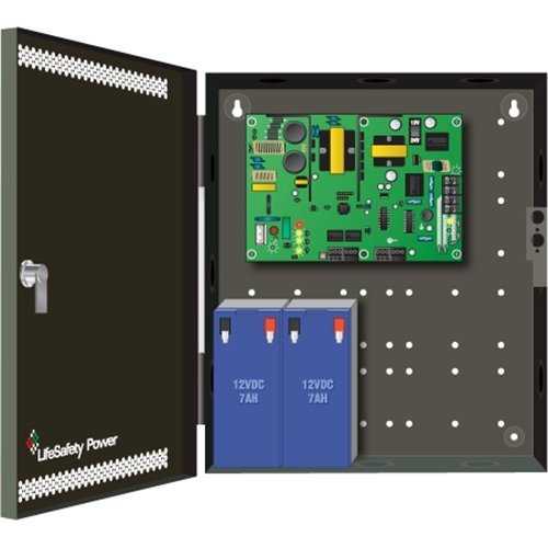LifeSafety Power FPO150-E1 12A 12VDC Access Control Power Supply in UL Listed Indoor 12" x 14" x 4.5" Electrical Enclosure