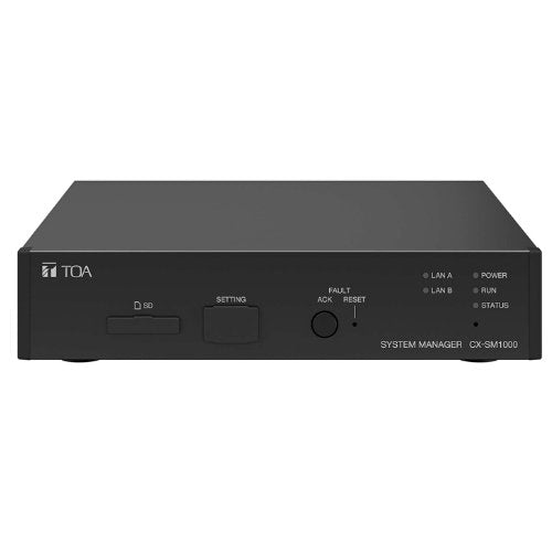 TOA CX-SM1000 System Manager for CX-1000 Series IP Communication System