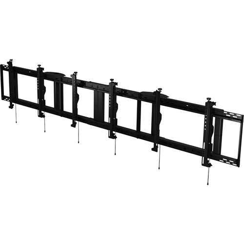 Peerless-AV DS-MBZ942L-3X1 SmartMount Digital Menu Board Ceiling Mount with 8pt Adjustment, Landscape 3x1 Configuration for 40\\" to 42\\" Displays