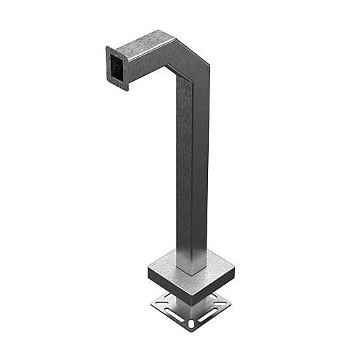 Pedestal Pro 33PE1-PPRO-01-304 Access Control Mounting Post, 42\\" Stainless Steel Pedestal, Fits Single Gang Faceplate, Outdoor Use
