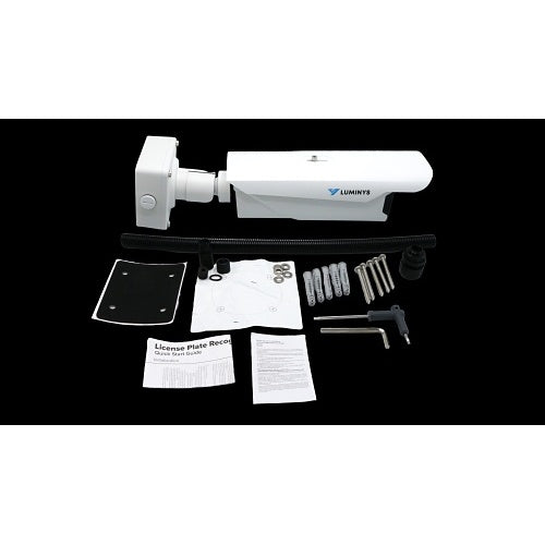 Luminys N9L-4RAL 4MP IP LPR Camera, 10-50mm Vari-Focal Lens, IP67, Aluminum, White