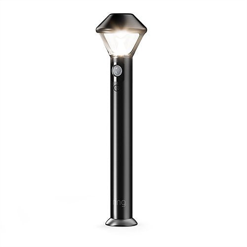 Ring Smart Lighting Battery Pathlight, Outdoor, Wireless, 80 Lumens, Motion Activated, Black (5LP1Y8-BEN0)