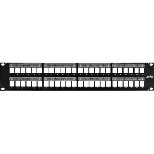 Leviton QuickPort Blank Patch Panel Image of LV-49255L48