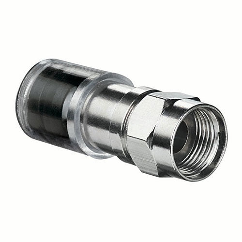 IDEAL 89-045 OmniConn RG-6 Quad Compression Connector, 50-Pack