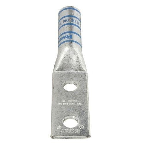 Panduit LCC400-12-6 Compression Connector Lug, 2-Hole, 400kcmil, Copper