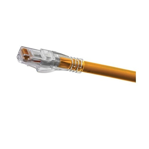 Hubbell HC6AOR90 CAT6A Slim Patch Cord, Ascent, 90\', Orange