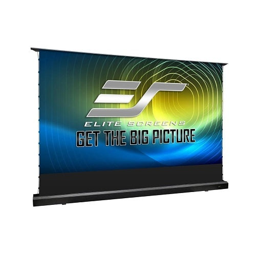 Elite Screens FTE126H3-CLR5 126\\" Kestrel Tab-Tension CLR 5 Series Motorized CLR Floor-Rising Projection Screen