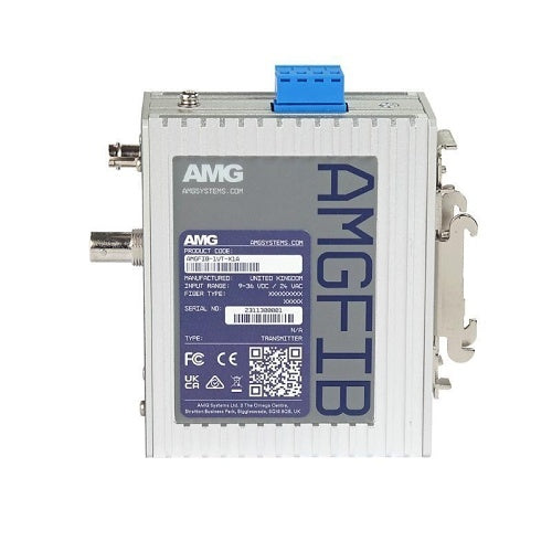 AMG Systems AMGFIB-1VT-S1A AMGFIB Series 1-Channel CVI / TVI / AHD / CVBS Video Transmitter, Singlemode 20Km, 1-Fiber, A-Side