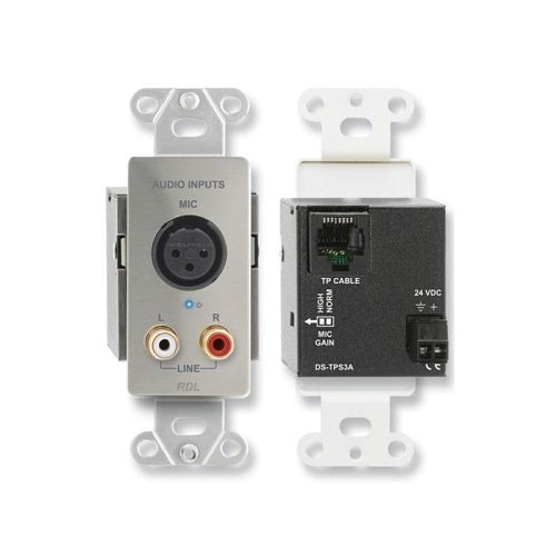 RDL DS-TPS3A Triple Pair RJ45 Sender Module, Silver