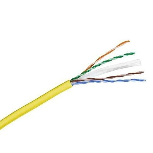 Hubbell HC6SRY NEXTSPEED CAT6 Cable, Riser, 550 MHz, 1000\' Spool, Yellow