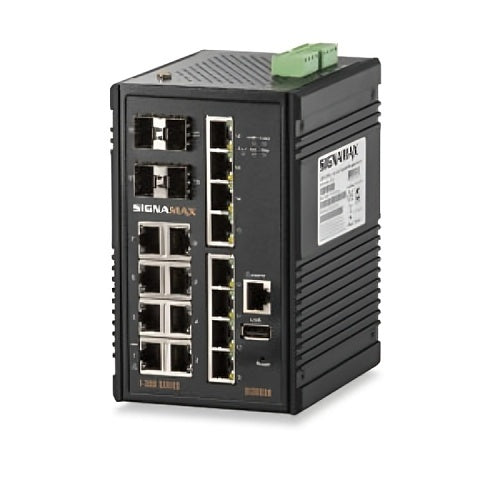 Signamax FO-SI30030 I-300 16-Port Industrial Gigabit Managed Switch