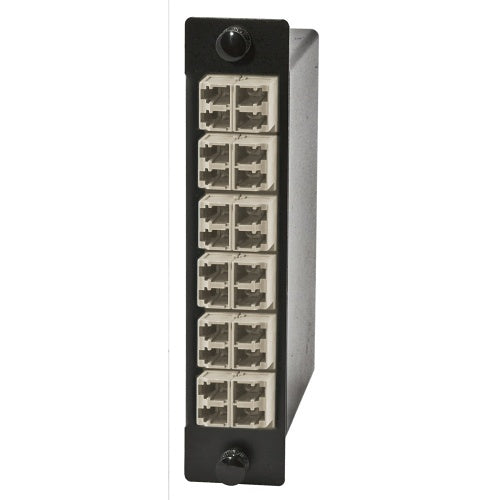 Hubbell OCLCD62 Fiber LGX Cassette, OM1, LC Duplex to 2 MTP, Beige