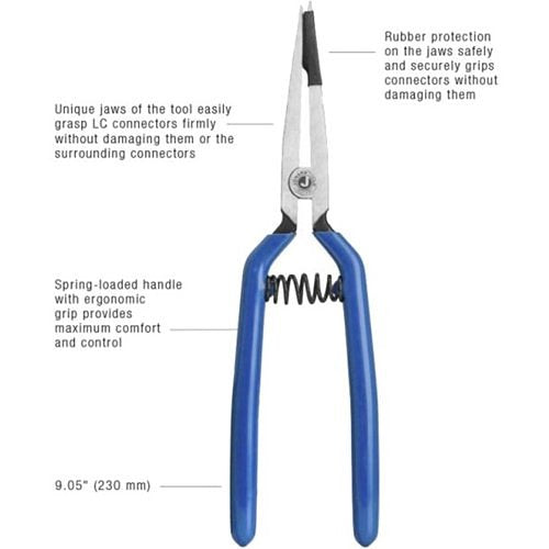 Jonard Tools FCT-200 Crimping and Punch Down Tool, LC FIBER Connector Tool