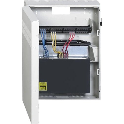 Hubbell RE4 REBOX Commercial Cabinet, 32.2\\" x 24.2\\" x 10\\" D, Light Gray, Pre-Configured