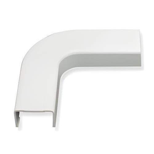 ICC ICRW12EOWH 1 1/4\\" Flat Elbow 90, Cable Management, White, 10-Pack