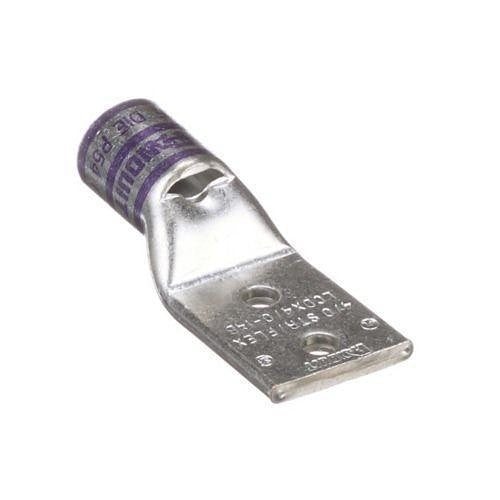 Panduit LCDX4/0-14B-X Compression Connector Lug, 2-Hole, Flex, 4/0AWG, Copper