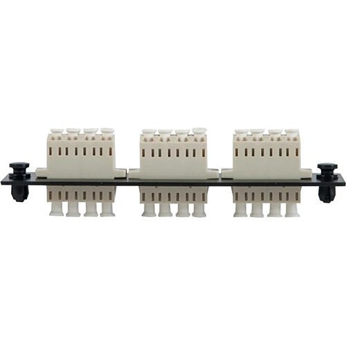 ICC ICFOPL16B5 Adapter Panel, Quad Lc, 12f, Beige, Mm