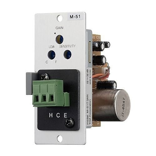 TOA M-51S Microphone Input Module for 900 Series with Removable Terminal Block, 24V DC