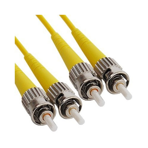 ICC ICFOJ7C507 Fiber Optic Patch Cable, 7m ST-ST Duplex Jumper for Singlemode Applications