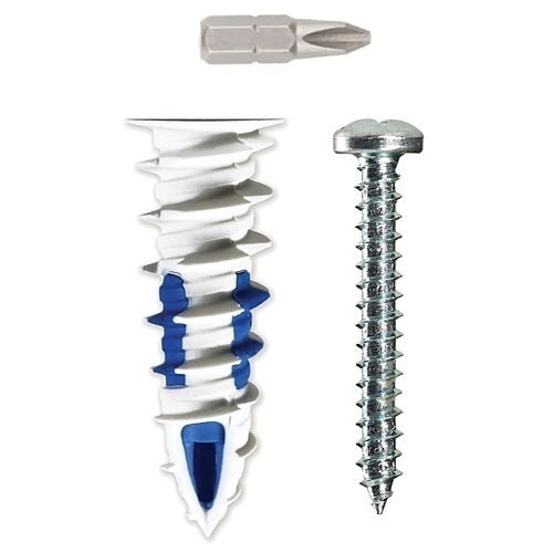 Dottie WDPK10 #10 WallDriller Plus Kit, Nylon WallDriller Plus Anchor Kit