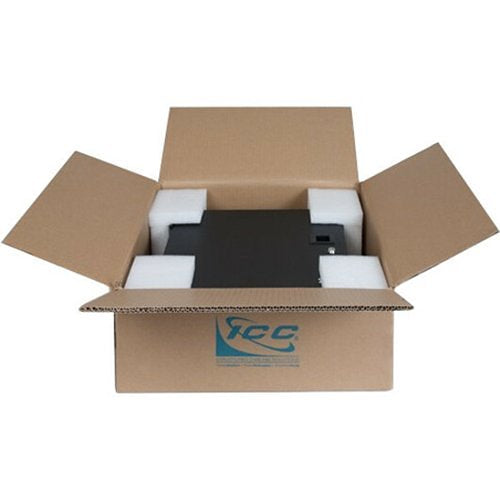 ICC ICFODE41WM Mounting Box for Fiber Optic Cassette, Adapter Panel Black Powder Coat