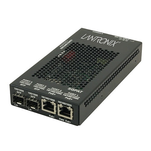 Lantronix SGPAT1040-305-BR (2) 10/100/1000 POE+ RJ-45 TO