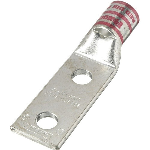 Panduit LCDX300-12-6 Compression Connector Lug, 2-Hole, Flex, 300kcmil, Copper