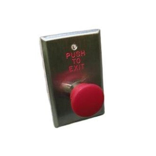 Dortronics WR5211-MP23DA/RXE1 5210 Series Weather Resistant Single Gang Exit Button, Pneumatic 2-60 Second Delay