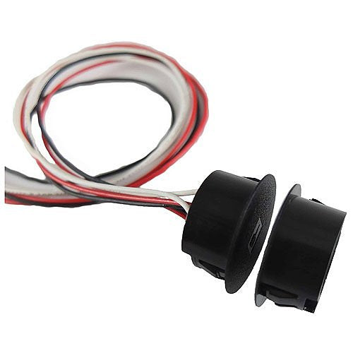 Magnasphere MSS-330C-BLACK 1\\" Recessed Concealed Contact with 3-Switches, 3-Open Loop