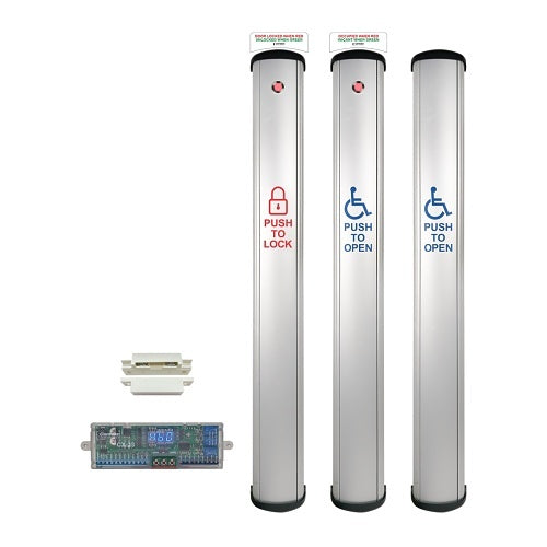 Camden CX-WC18SL 4-1/2\\" Wide Side Load Column Switch with LED Annunciator Restroom System Kit