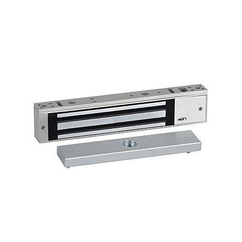 RCI 8371 Surface MiniMag Electromagnetic Lock with Door Status Sensor, Brushed Anodized Dark Bronze