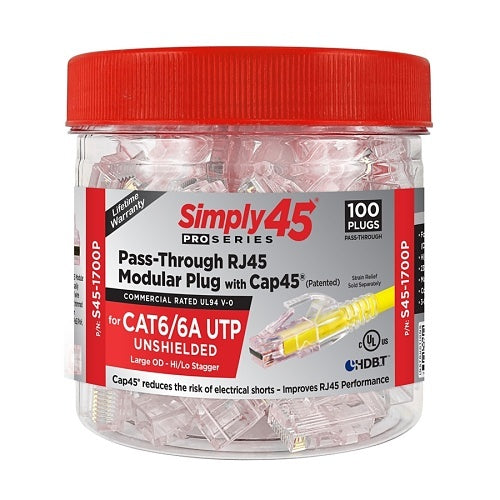 Simply45 S45-PSK6U ProSeries CAT6/6a Unshielded Starter Kit