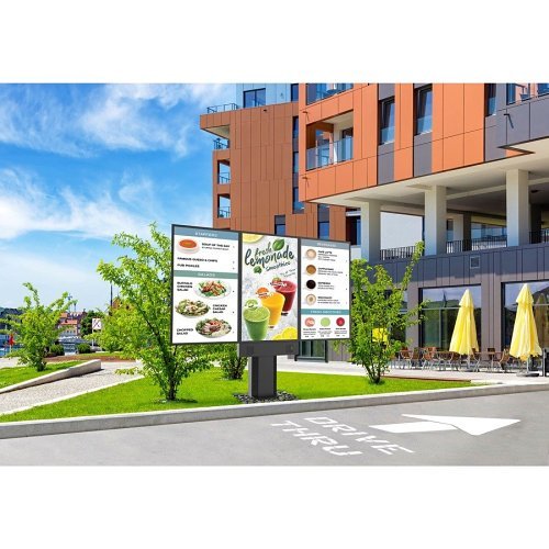 Peerless-AV KOF555-2 55\\" Outdoor Dual-Display Digital Menu Board