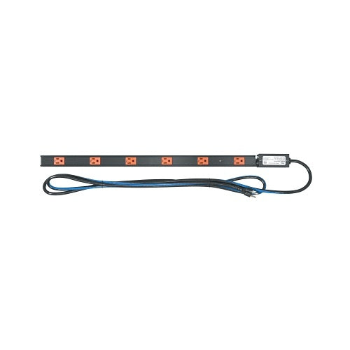 Middle Atlantic PDT-615C PDT Low Profile Vertical Power Strip, 6-Outlet, Basic Surge Protection, 15A