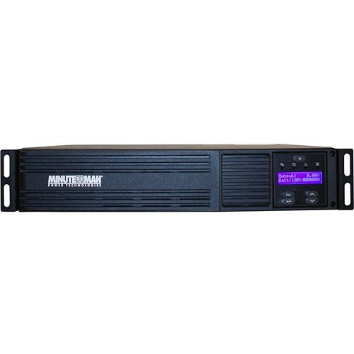 Minuteman EXR3000RT2U EXR Series Line Interactive UPS, 3KVA/2700W, 2U RMS Image of R1-EXR3000RT