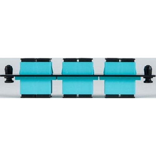 ICC ICFOPC161G SC-SC Duplex Fiber Optic Adapter Panel, Multimode, 12 Fibers, Blue