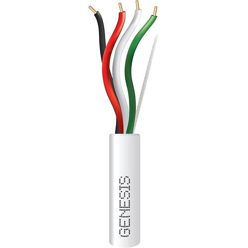 Genesis 11335809 22/4 Solid General Purpose Cable, Unshielded, CSA, CMG, CM, FT4, Sunlight Resistant, 500' (152.4m) Speed Bag, Gray