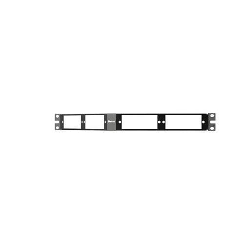 Panduit CFAPPBL1A Fiber Patch Panel, Angled, 1 RU, Black