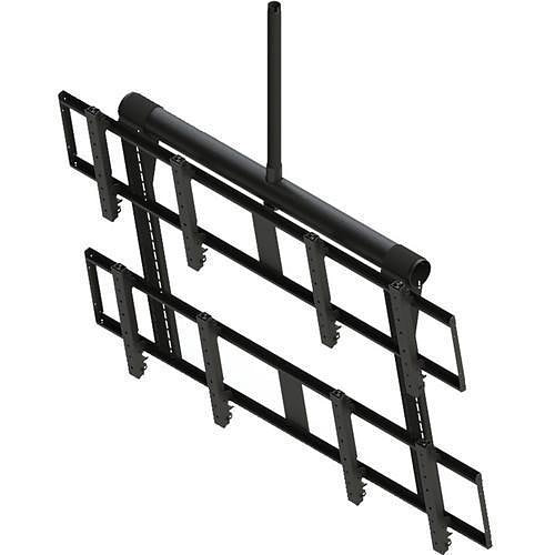 Peerless-AV DS-VWT955-2X2 Ceiling Mount for Flat Panel Display, Digital Signage Display, Black