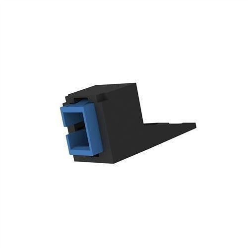 Panduit CMSBUSCZBL Simplified Adapter Module,  Blue, Black, Zircon
