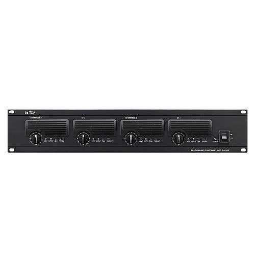TOA DA-550F CU A00 4-Channel Digital Power Amplifiers, 120V AC, 50/60 Hz, 550W, Black