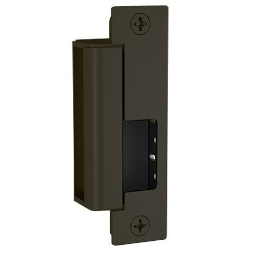 HES 1500C-613E-LM Heavy Duty Complete Electric Strike with Lock Monitor in Dark Oxidized Satin Bronze Image of HE-15C3L