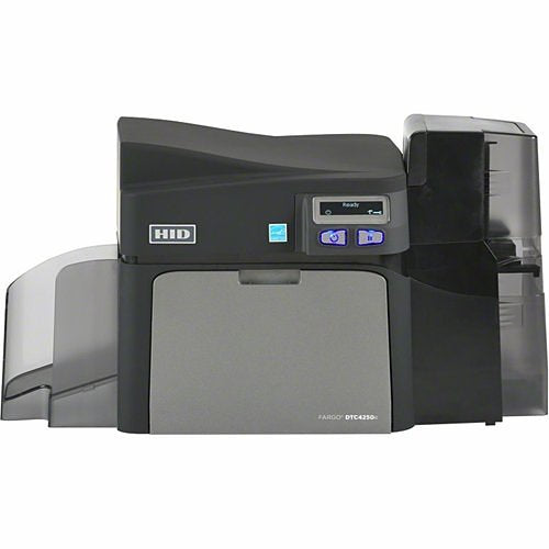 Fargo DTC4250e Single Sided Dye Sublimation/Thermal Transfer Printer - Color - Desktop - Card Print Image of FX-52000