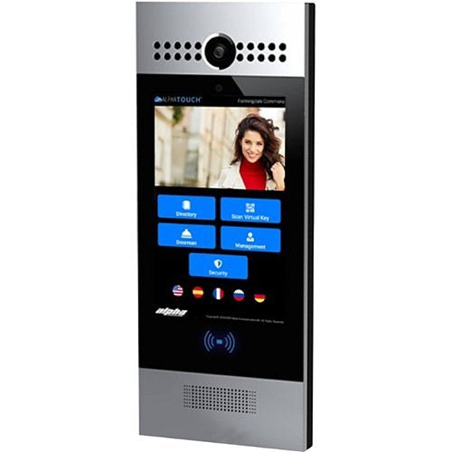 Alpha AT700AS 7\\" Touchscreen Door Entry Station for Alpha Touch Platform