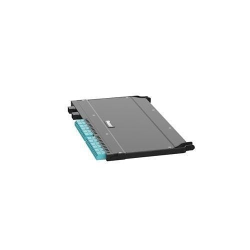 Panduit FDCZA-24-10AFLH 24-Fiber Front Access Cassette, OM4 LC Duplex