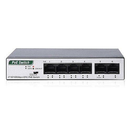 CDVI IP-POE4 4 ports 32 Watts PoE+ switch Image of CV-IPPOE4
