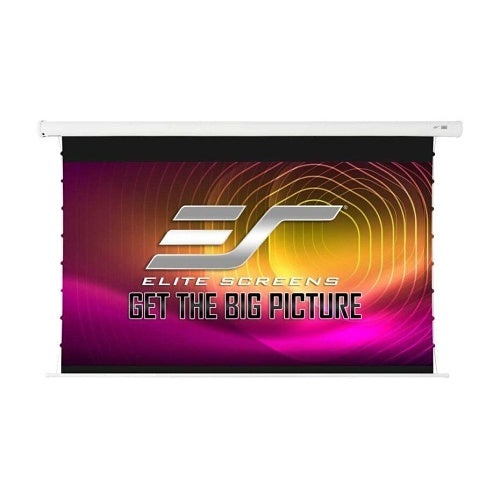 Elite Screens VMAXT135XWH3 135\\" VMAX Tab-Tension 3 Series Motorized Projection Screen, CineWhite ISF, Matte White