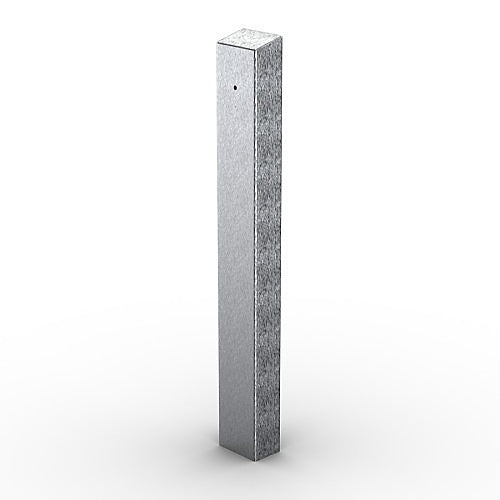 Pedestal Pro 64TOW-AWID-03-304 Access Control Mounting Post, 47" Stainless Steel Bollard Fits AWID SR-3600
