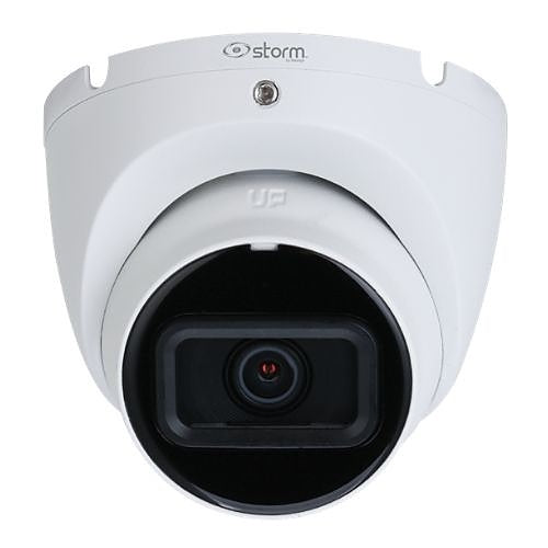 Inaxsys INSTO4IRF Storm 4MP Entry IR Turret IP Camera, 2.8mm Fixed Lens, IR 30m, IP67, White