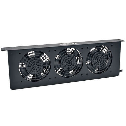 Tripp Lite SRFAN1U SmartRack 1U Fan Tray, 3x 120V High-Performance Fans, 210 CFM, 5-15P Plug